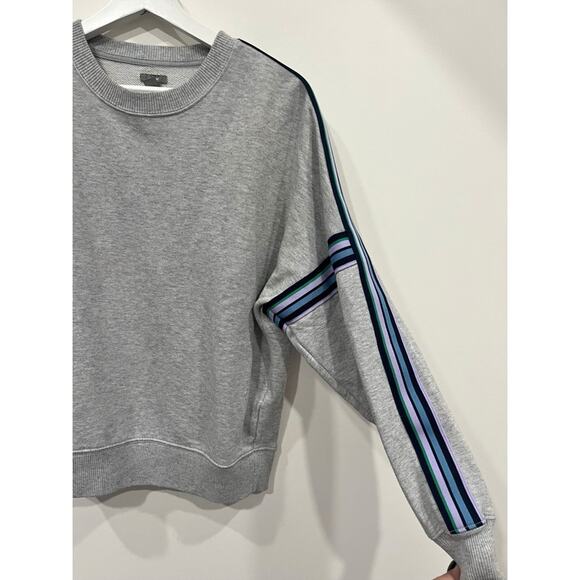 Aerie Striped Sleeve Sweatshirt - Picture 6 of 8